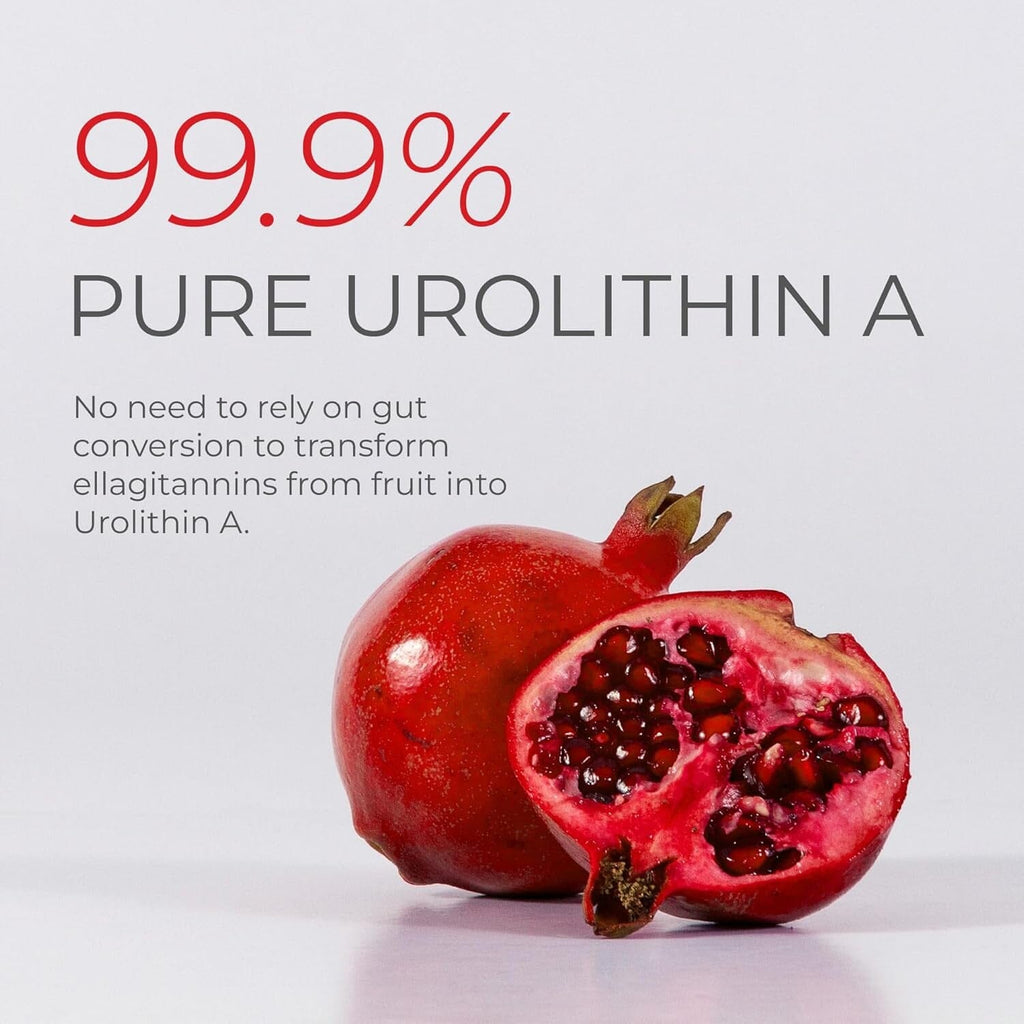 Urolithin a PRO Capsules - 1000Mg, 120 Ct - Advanced Cellular Health, Post Biotic Supplements - Ultra Micronized Urolithin a Supplement, Sourced from Pomegranate Extract